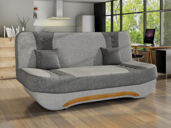 Удобный диванчик с кроватью модель EWA II серый